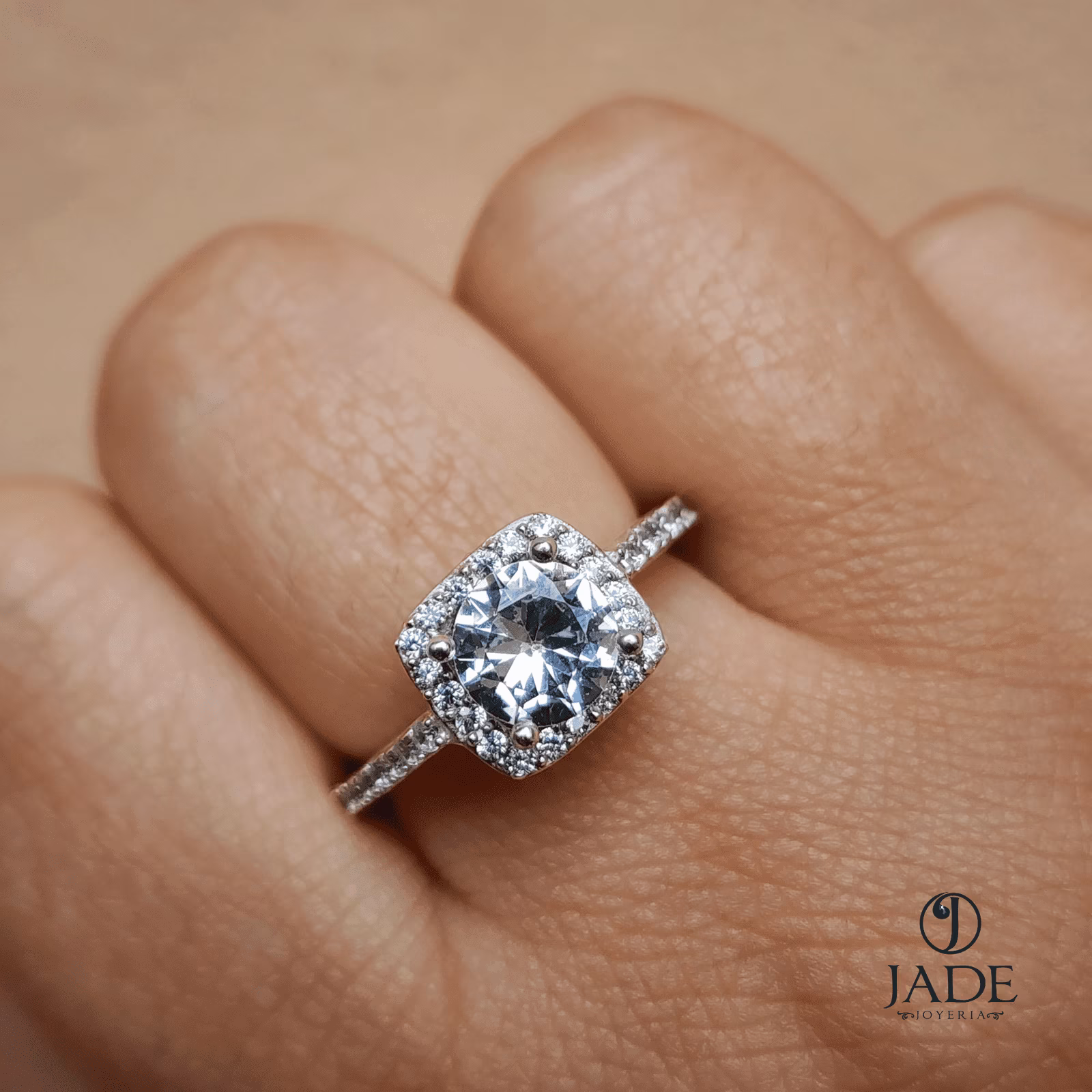 Anillo de Compromiso Plata " Mi Gran Amor "