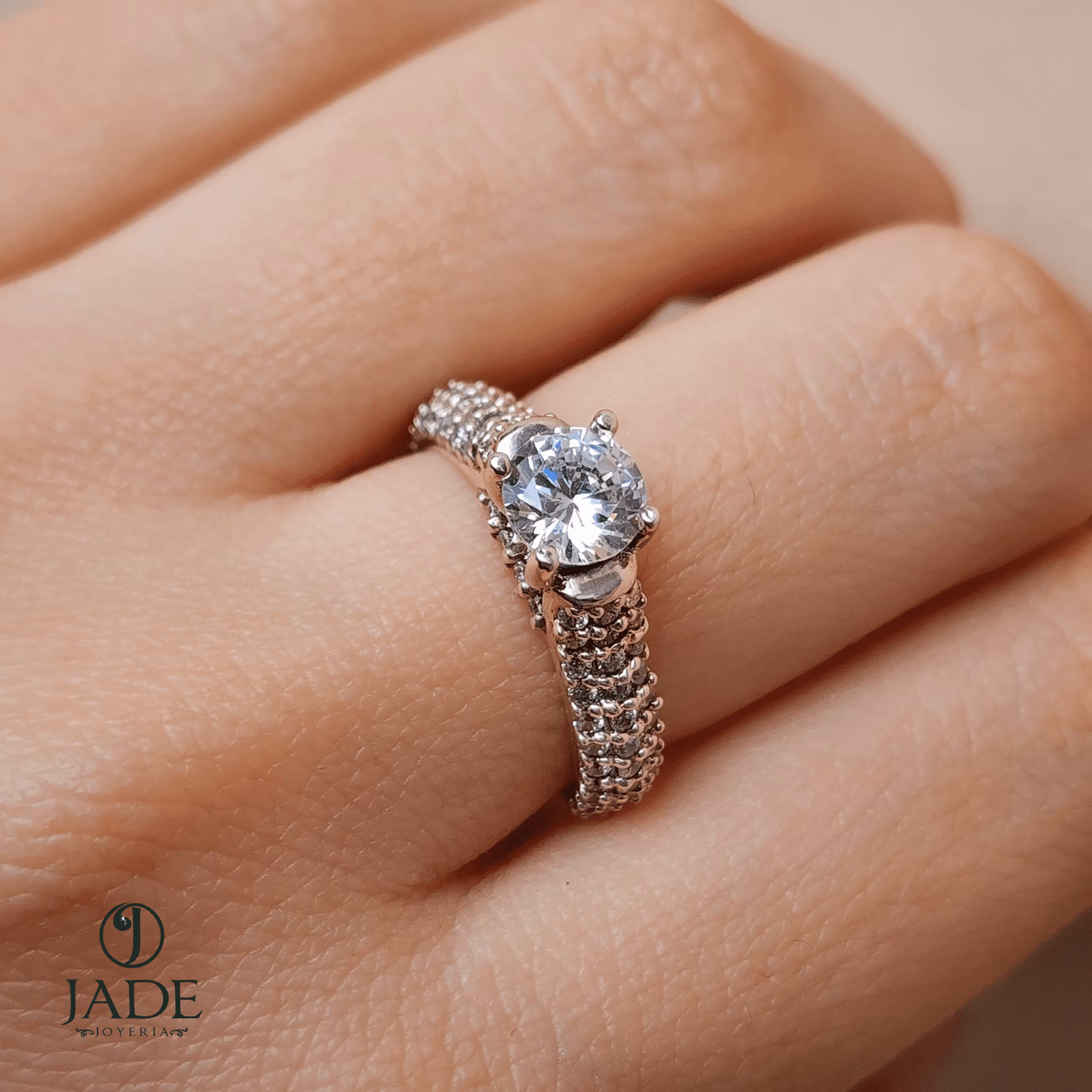 Anillo Vida de Amor en plata fina