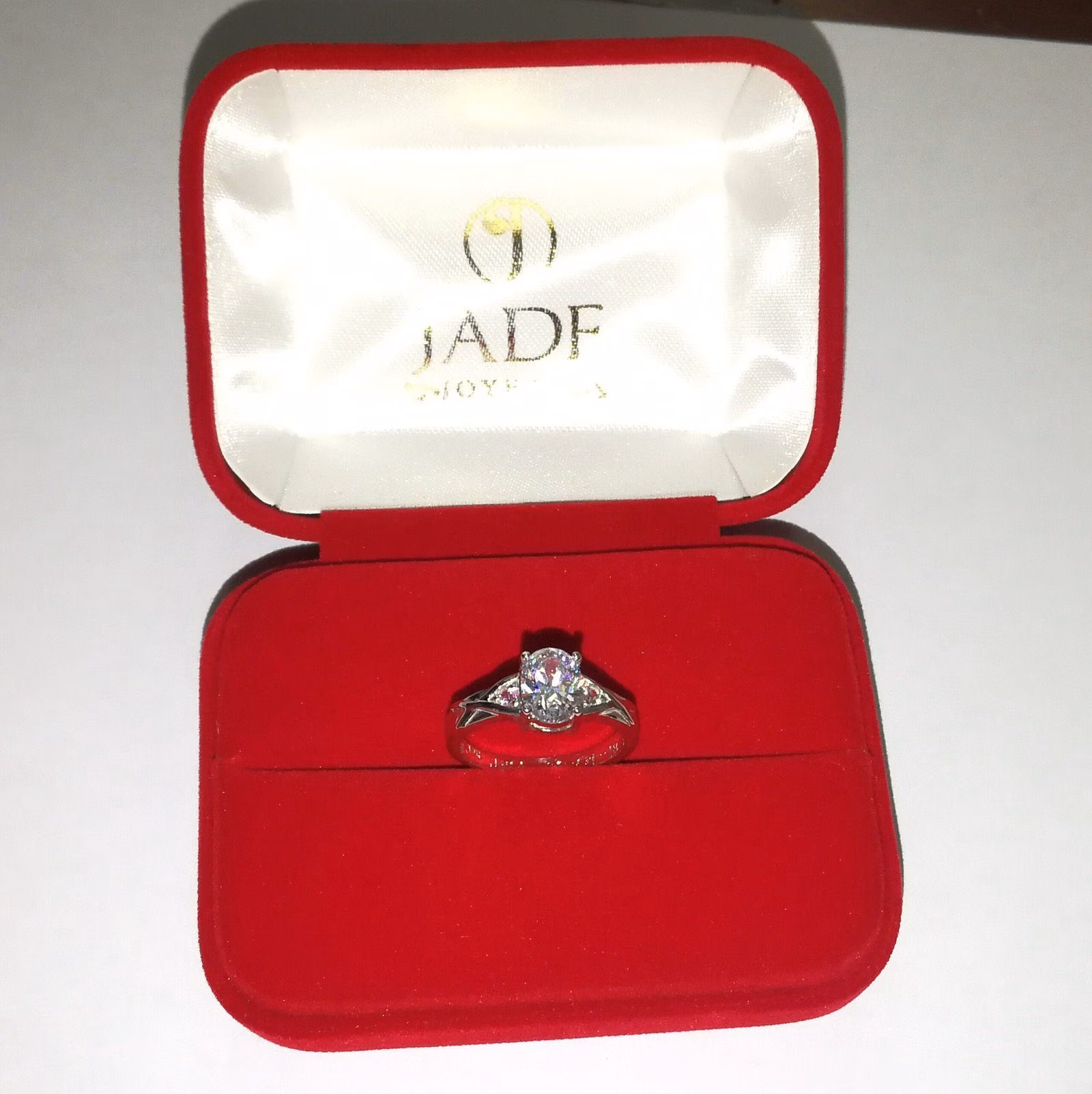 Compromiso en Plata Ley Anillo Natalie